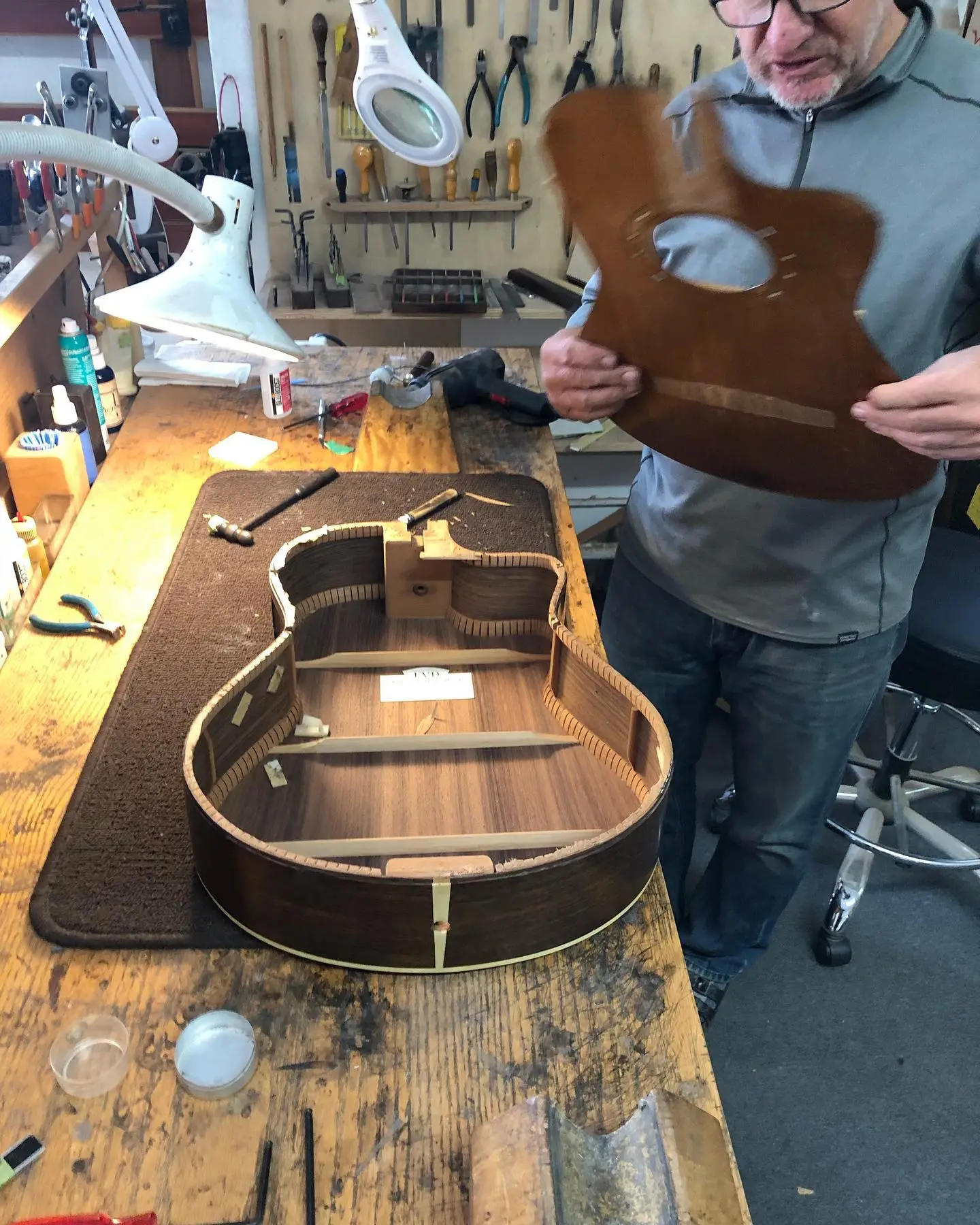 Guitar repair work