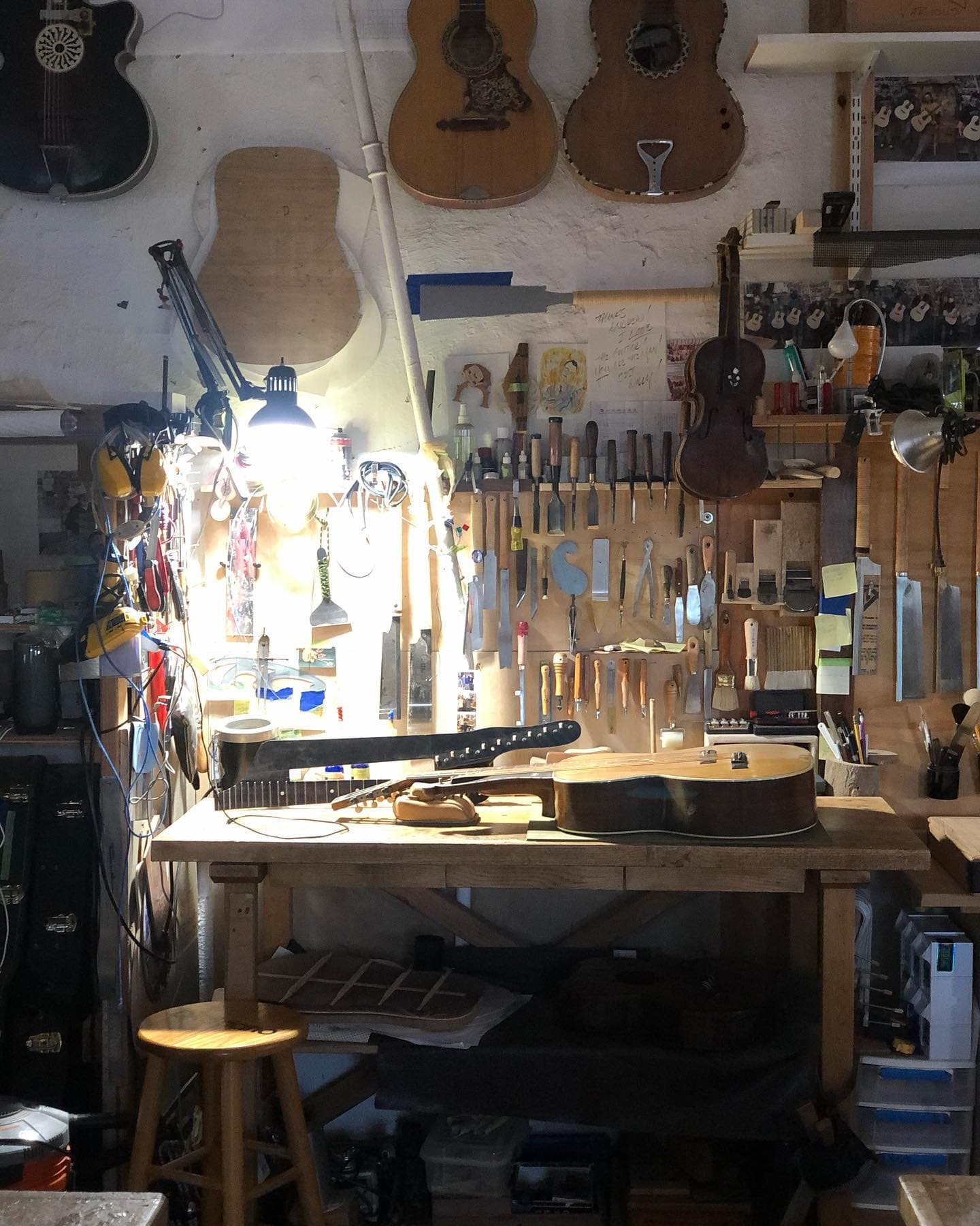 Guitar repair work