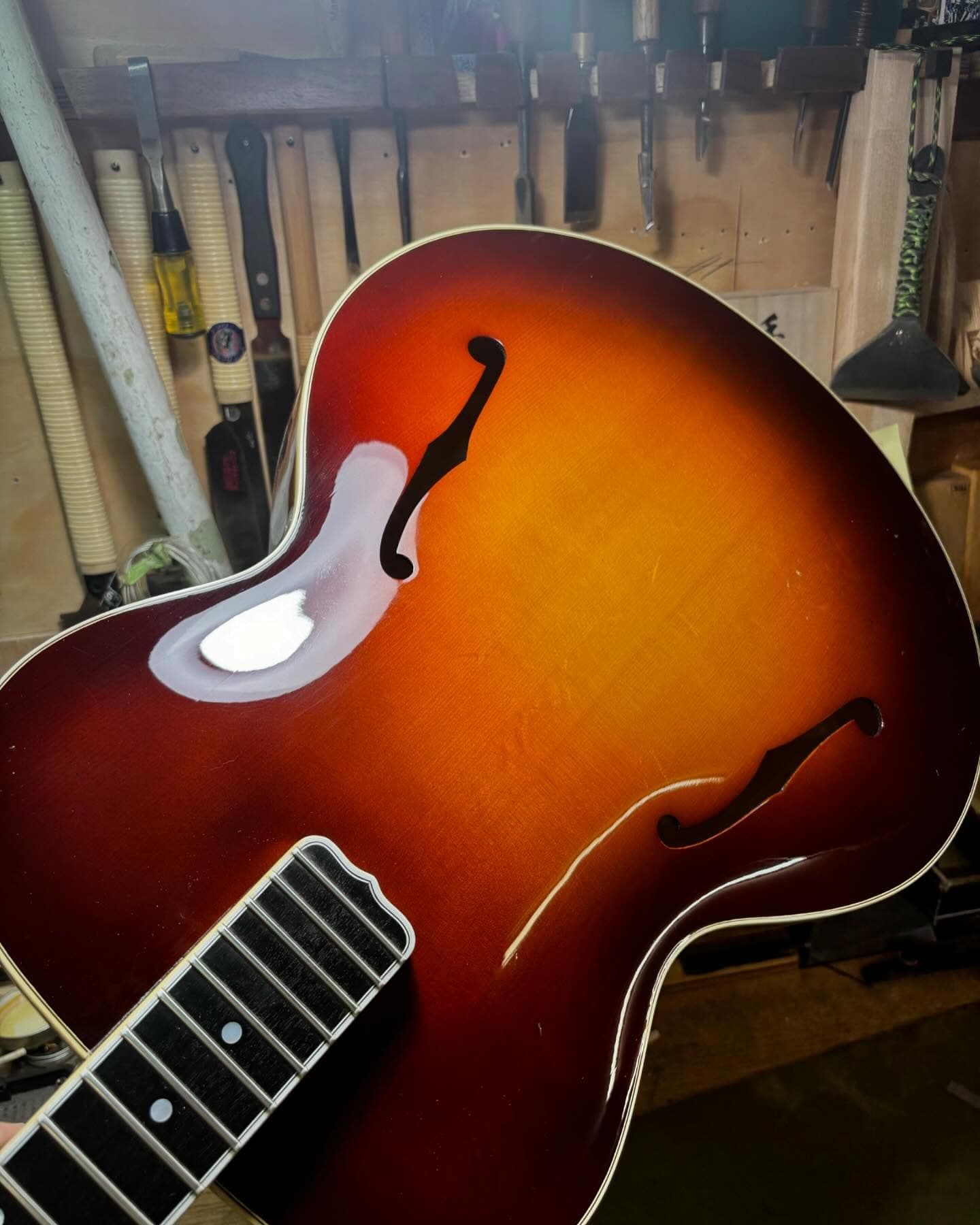 Guitar repair work